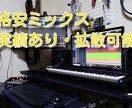 格安でプロレベルのミックスをします 実績ありの技術でミックスを行います。 イメージ1