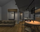 住宅の内観の3Dパースお作りします ３Ｄパースを使ってワクワクの家づくりのお手伝い致します イメージ5
