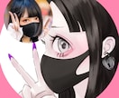 立ち絵、一枚絵、似顔絵…透明感のある美少女描きます 推し活用プレゼント、歌みた、配信サムネ、IRIAMにグッズ… イメージ6