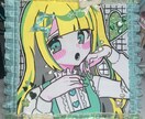 ポップでかわいいアナログイラストをお届けします お部屋にかわいいイラストを飾りたい方に！ イメージ6