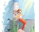 SNS用のアイコン描きます 透明感のあるイラストを貴方に！ イメージ3