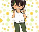 デフォルメイラスト描きます ベタ塗りですがご要望に合わせたミニキャラをデジタルで描きます イメージ1