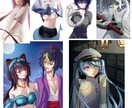 アイコン、一枚絵、立ち絵等のイラスト描きます 商用利用可。SNSでの活動用にどうぞ！ イメージ4