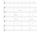 耳コピ/採譜/アレンジ/移調/清書承ります スピード納品可能！コード譜、メロディ譜など作成します。 イメージ1