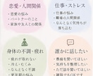 心とカラダのお悩みに現役セラピストが寄り添います 恋愛・人間関係・仕事・身体の疲れなど文章でお聞きします イメージ2