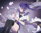 動画用サムネイルやヘッダーイラストを制作いたします 配信や歌ってみた、SNSヘッダーなどにも イメージ5