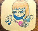 貴方の要望を独自解釈しイラストやシールを作成します 一点物のシールが欲しい方、グッズデザイン等を探している方へ イメージ3