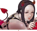 同人用途向けの人物イラスト（商用無料）を制作します イラスト歴13年で培ってきた技術で、魂を込めて描きます。 イメージ1