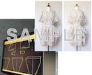 洋服の型紙(パターン)をCADで作成します 国家技能士、パターン技術検定1級保持者が型紙を作成します イメージ3