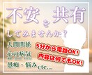 男性が聞く【悩み相談】何でもお聞きします 深刻な悩みじゃなくてもOK！気軽にお話しに来てください¨̮⃝ イメージ1