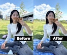 韓国式で自然にきれいに写真補正いたします 韓国フォトスタジオのスタッフが肌・輪郭・色味まで美しく調整 イメージ2