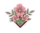 オシャレな植物のイラスト描きます 【ステッカーなどのグッズ用品におすすめ（植物以外も可）】 イメージ2