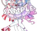 サムネイル映えするイラストお描きします 配信、動画活動に使えるイラストが欲しい方にオススメ！ イメージ2