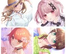 可愛い女の子のキャラクター！1枚絵お描きします 配信用サムネイル、歌ってみた動画イラスト等1枚絵お描きします イメージ7