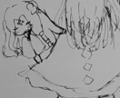 ゆるっとしたふわふわならくがきをします 絵の依頼のおためし感覚でできます イメージ9