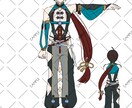 中華風衣装デザインキャラ販売します 豪華でセクシーな衣装を販売します イメージ1