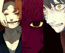MV、歌ってみた動画などのイラストを制作いたします 暗くて不穏な雰囲気の厚塗りイラストをお求めの方へ イメージ1