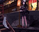 和風かわいい一枚絵を作成致します 活動者、VTuber、商用・個人利用される方にも。 イメージ4
