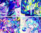 カラフルで目を引くイラストを制作します 商用利用料込！様々な用途で映えるイラストを制作します イメージ1