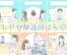 シンプルで優しいニュアンス線画イラストお描きします 商用利用可◎オプションにて動画や挿絵にも◎ イメージ9