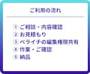 ペライチの表示崩れ・修正を即対応します 1ページ軽微修正（画像変更・レスポンシブ・リンク修正対応可） イメージ4