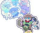 可愛いSD絵【最短1日納品】描きます 即日納品可。記念キーホルダー、挿絵にいかがでしょうか。 イメージ3