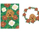 うちの子｜デジタル手描き似顔絵｜ペット肖像画｜ます 犬・猫・虹の橋の子、どんな子でも大歓迎です！ イメージ6