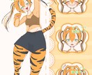 お試し価格！キャラクター立ち絵制作します 初出品のためお試し価格で、キャラ立ち絵制作します！！ イメージ7