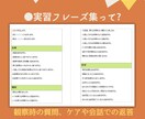 報告・発表の方法、指導者さんとの話し方など教えます ★カンファのカンペ★テーマ★様々な場面での返答★基礎実習メモ イメージ7