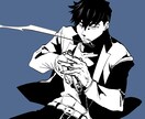 クールめ男性キャラアイコン描きます 青年誌系のスタイリッシュで格好良い絵柄が好きな方へ イメージ1