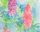 お花の絵お描きします メッセージカードやお部屋のインテリアに！水彩画の一枚絵を イメージ4