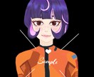 簡単なアイコン・夢絵イラストを制作します かわいい／かっこいい 雰囲気のシンプルなイラストです イメージ1
