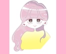 ミニキャラアイコン描きます シンプルでゆるく淡い貴方を届けます イメージ1