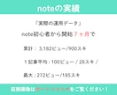 noteが読まれない人へ。記事添削します 頑張って書いたnote、読まれるようにしませんか？ イメージ7