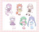 かわいいイラスト制作します ふんわり可愛いあなただけのミニキャラ描きます♪ イメージ6