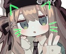 Vtuber、オリキャラのイラスト生成します ポップでキュートなアニメ調イラスト！！ イメージ3