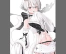 かわいい女の子や男の子を描きます シンプルなものからポップなもの、お顔アップや立ち絵など！ イメージ2