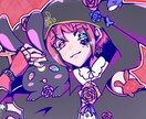映えるアイコンを描きます SNSや配信で色彩豊かな目を引くアイコンを。 イメージ1