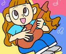 シンプル90年代風【手描き】ゆるかわいい描きます 子どもの落書き風アート⭐︎アイコンやプレゼントにイイカンジ♫ イメージ8