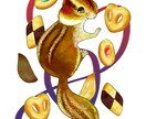 動物＆食べ物のイラスト描きます 食べちゃいたいくらい可愛いがモットー！ イメージ1
