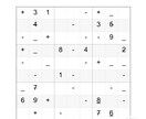 16字数独問題と回答、および回答手順をご提供します 世界初面白い符号の付く新しい数独です イメージ1