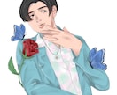 男性キャラの胸上・アイコンイラストを制作します サムネやアイコン、立ち絵もご相談ください！ イメージ3