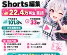 VTuber・ゲーム配信のShortsを編集します 個人運用チャンネル22万再生実績｜構成から考える切り抜き編集 イメージ1