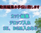 カット作業、テロップ入れ手伝います 現役の映像専門学生が動画編集をお手伝い致します。 イメージ1