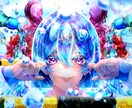 透明感のあるキラキラなイラスト作成します アイコン、動画サムネ、小説の表紙、挿絵に！心躍る素敵な1枚を イメージ8