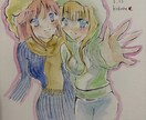 水彩画でイラストを描きます 優しいイラストで癒されてください イメージ3