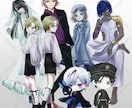 綺麗でかっこいいイラスト描きます アイコン、立ち絵から一枚イラストまで！ イメージ4