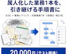 あなたにしかできない業務を引継げる手順書にします 元SEが対象業務1本ヒアリングから手順書へ5営業日・修正1回 イメージ1