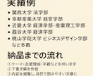 小論文・志望理由書を丁寧に添削します 説得力が増すように論理構成まで整えます イメージ3