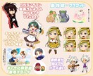 パチッと魅力が輝くかわいいミニ絵やイラスト描きます 個性を魅せます！グッズ作成にも◎ イメージ3